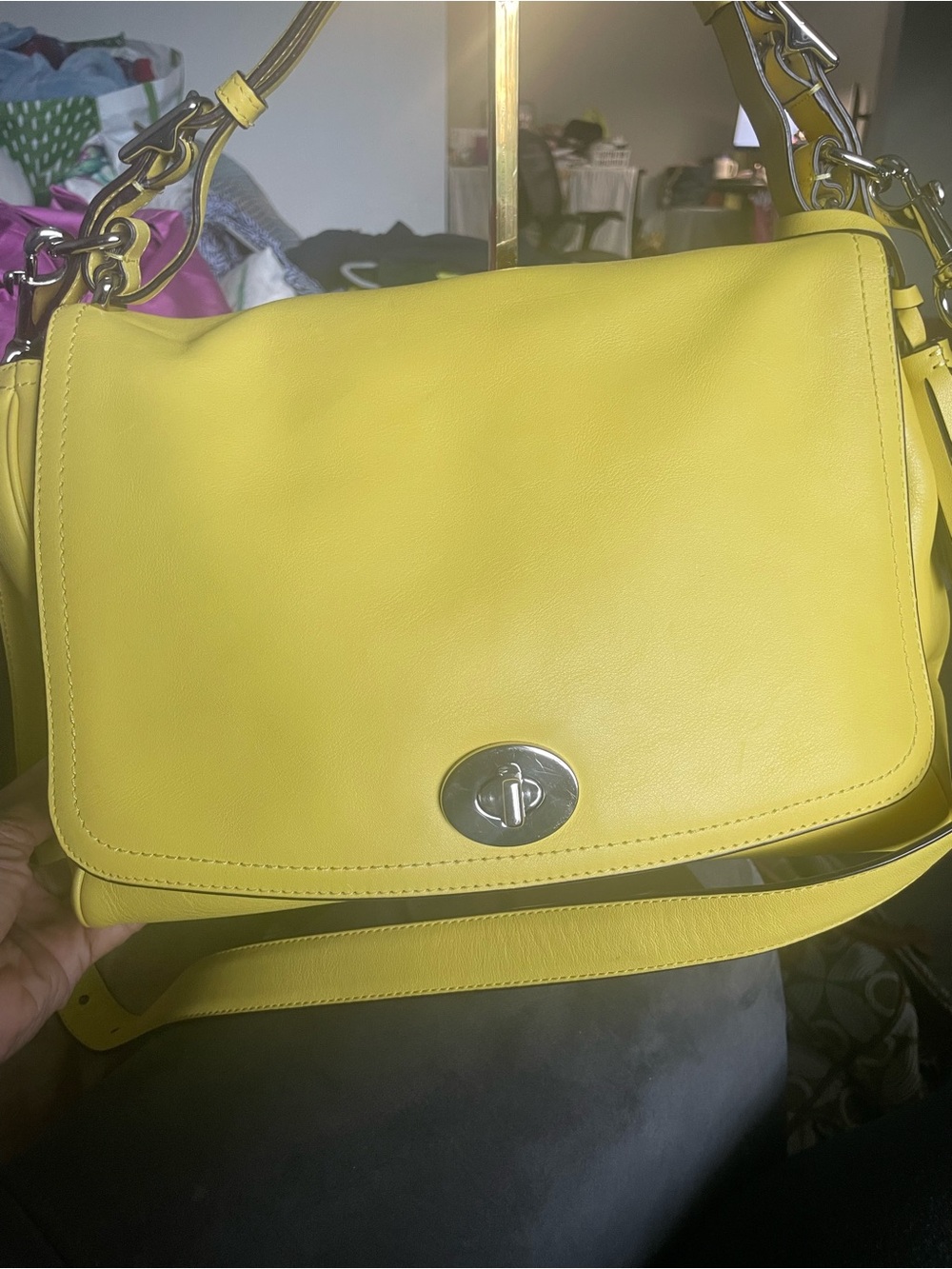 Coach Legacy Glove Tanned Leather Crossbody - Picture 11 of 16